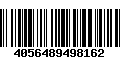 Código de Barras 4056489498162