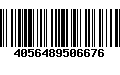 Código de Barras 4056489506676