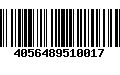 Código de Barras 4056489510017