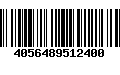 Código de Barras 4056489512400