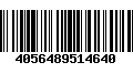 Código de Barras 4056489514640