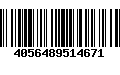 Código de Barras 4056489514671