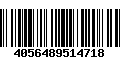 Código de Barras 4056489514718