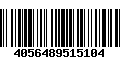 Código de Barras 4056489515104