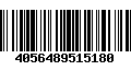 Código de Barras 4056489515180