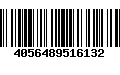 Código de Barras 4056489516132