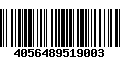 Código de Barras 4056489519003