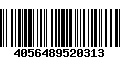 Código de Barras 4056489520313