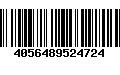 Código de Barras 4056489524724