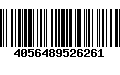 Código de Barras 4056489526261