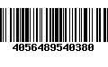 Código de Barras 4056489540380