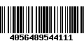 Código de Barras 4056489544111