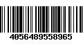 Código de Barras 4056489558965