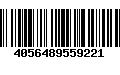 Código de Barras 4056489559221