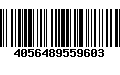 Código de Barras 4056489559603