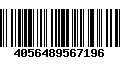 Código de Barras 4056489567196