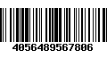 Código de Barras 4056489567806