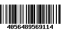 Código de Barras 4056489569114