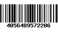 Código de Barras 4056489572206