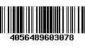 Código de Barras 4056489603078