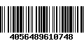 Código de Barras 4056489610748