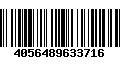 Código de Barras 4056489633716