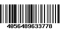 Código de Barras 4056489633778