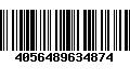 Código de Barras 4056489634874