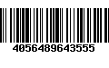 Código de Barras 4056489643555