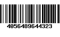 Código de Barras 4056489644323