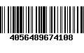 Código de Barras 4056489674108