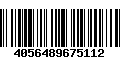 Código de Barras 4056489675112