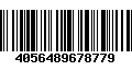 Código de Barras 4056489678779