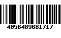 Código de Barras 4056489681717