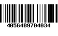 Código de Barras 4056489704034