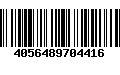 Código de Barras 4056489704416