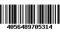 Código de Barras 4056489705314