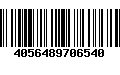 Código de Barras 4056489706540