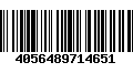 Código de Barras 4056489714651