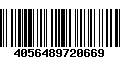 Código de Barras 4056489720669