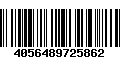 Código de Barras 4056489725862