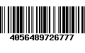 Código de Barras 4056489726777