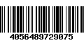 Código de Barras 4056489729075