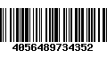 Código de Barras 4056489734352