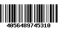 Código de Barras 4056489745310