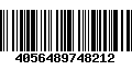 Código de Barras 4056489748212