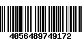 Código de Barras 4056489749172