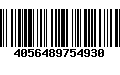 Código de Barras 4056489754930