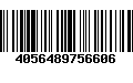 Código de Barras 4056489756606