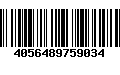 Código de Barras 4056489759034